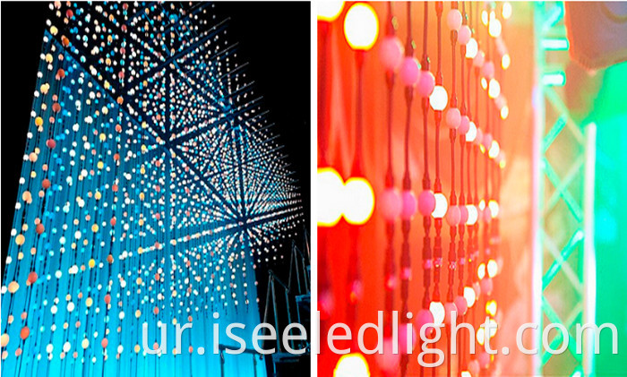 Led Pixel String Light 50mm 3D Ball String